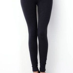 Solid Color Yoga Waist Leggings